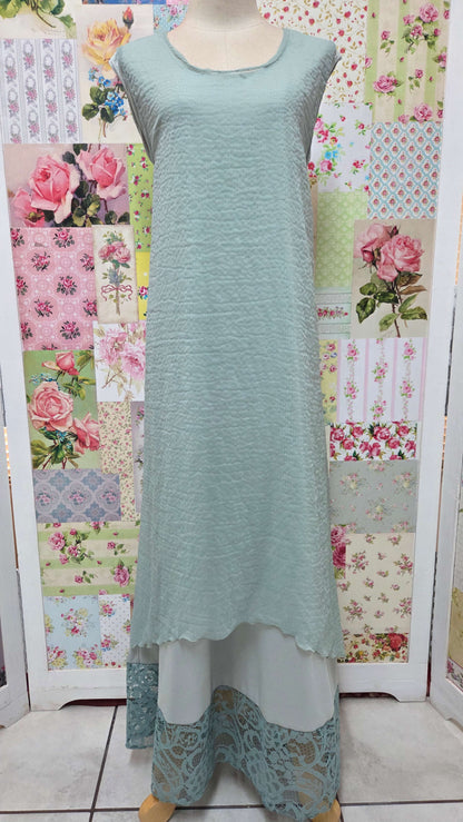 Sage Green Dress Set LR0682