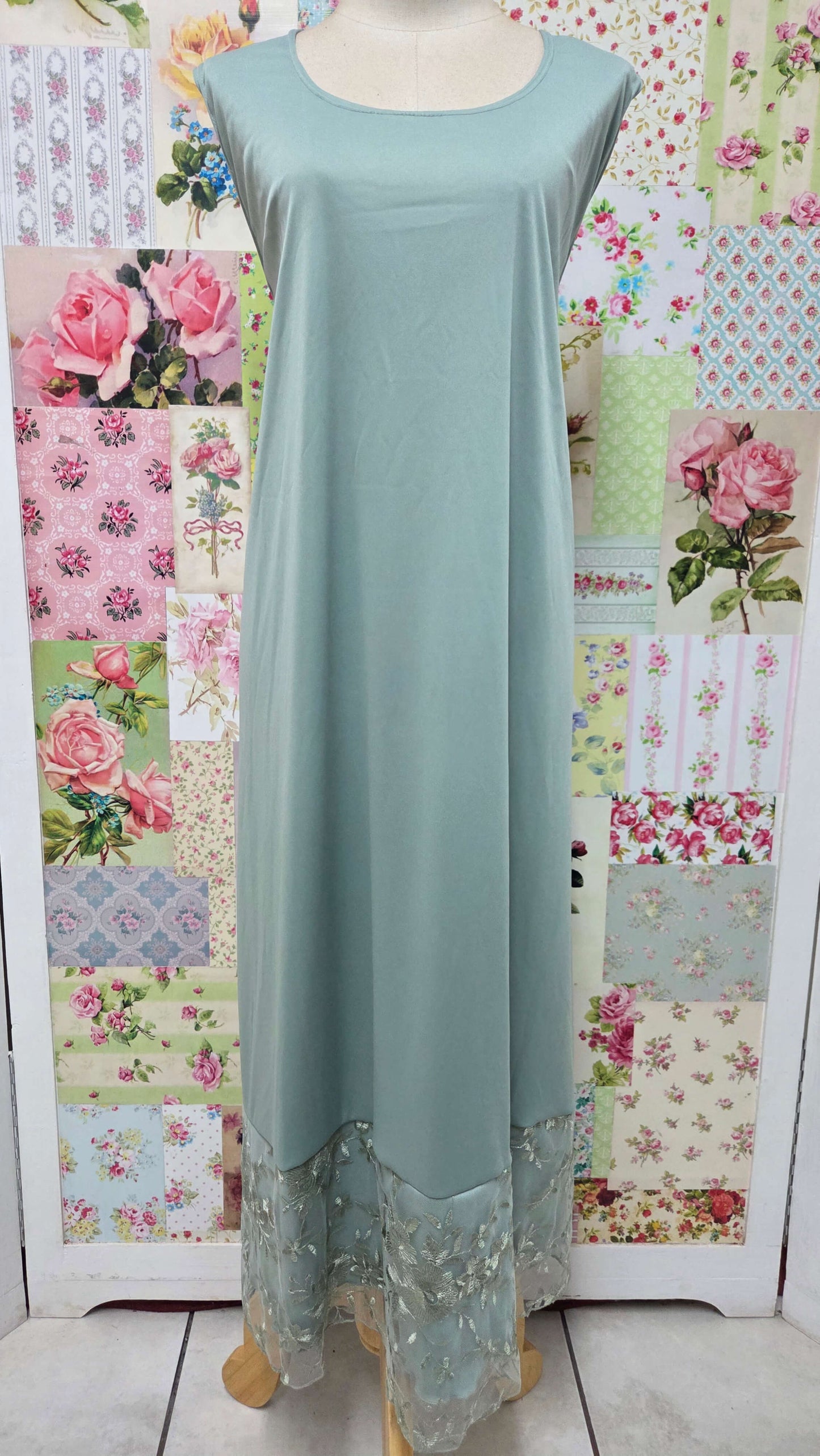 Sage Green Dress Set LR0107