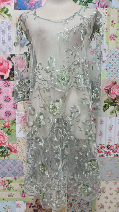 Sage Green Dress Set LR0562