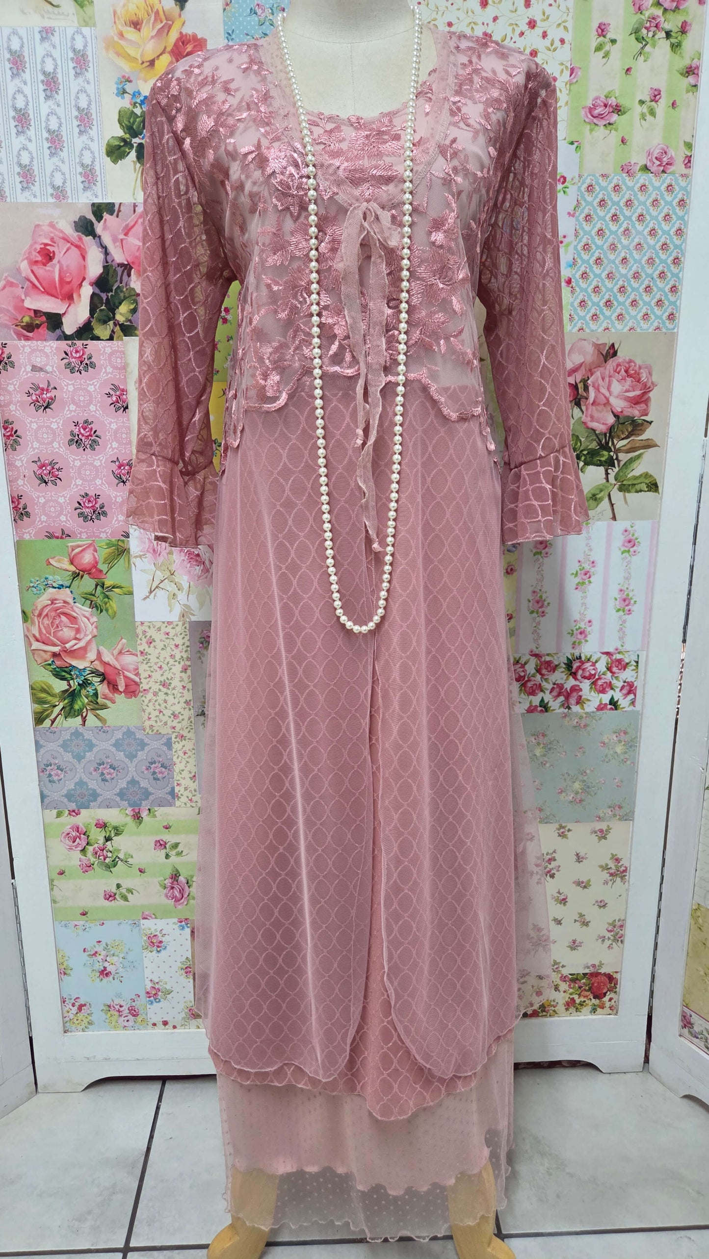 Soft Pink 3-Piece Dress Set LR0605