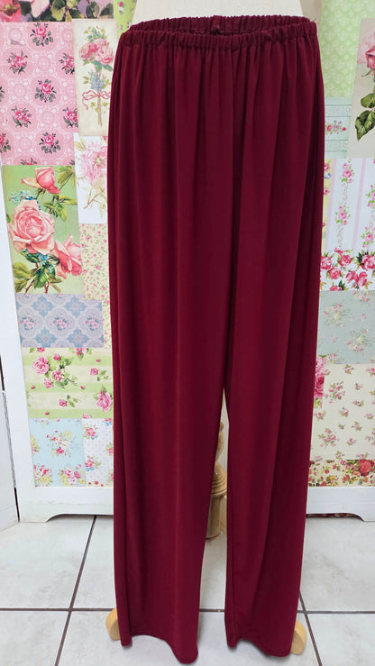 Maroon 3-Piece Pants Set LR0446