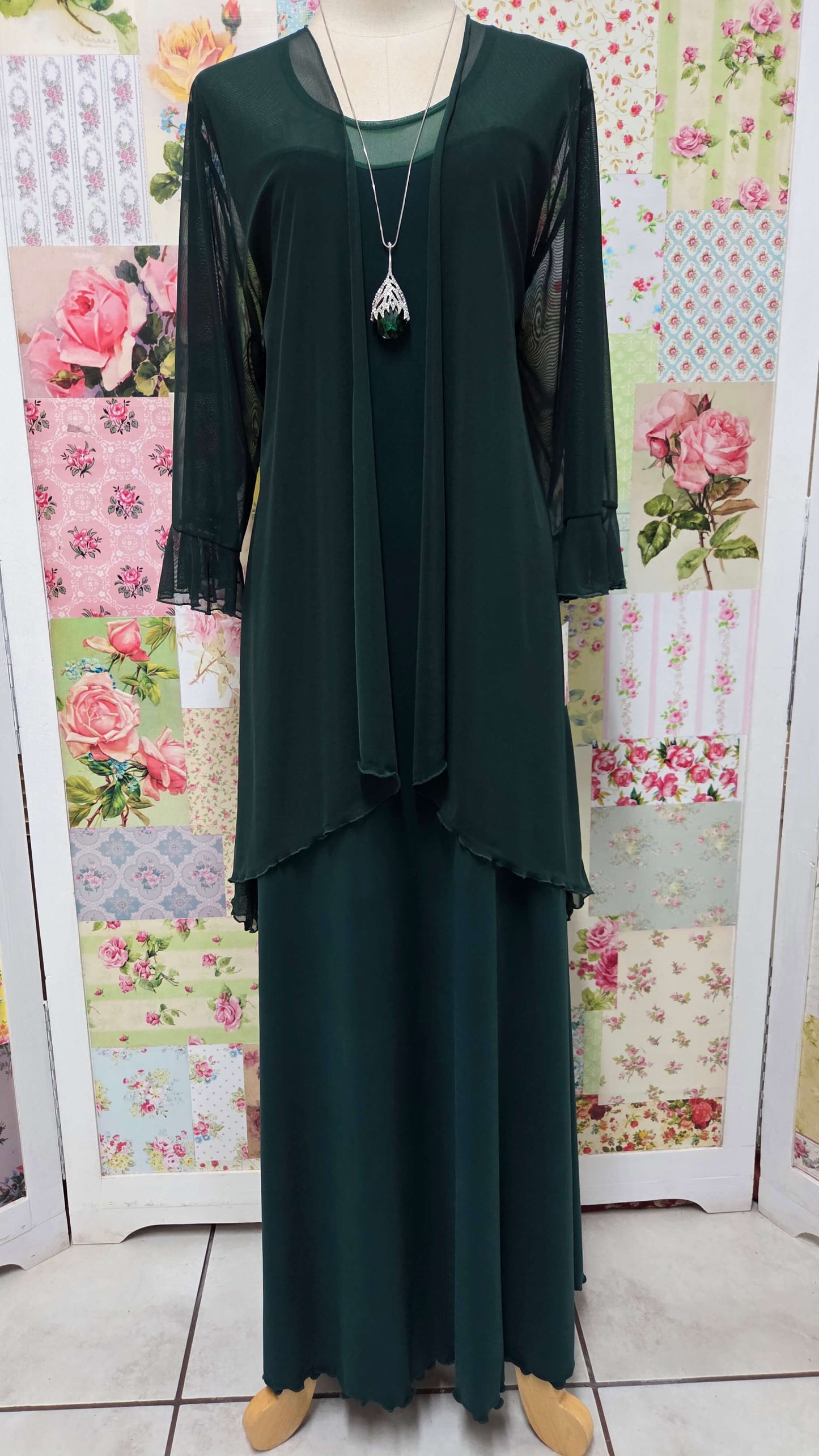 Emerald Green Dress Set LR0680