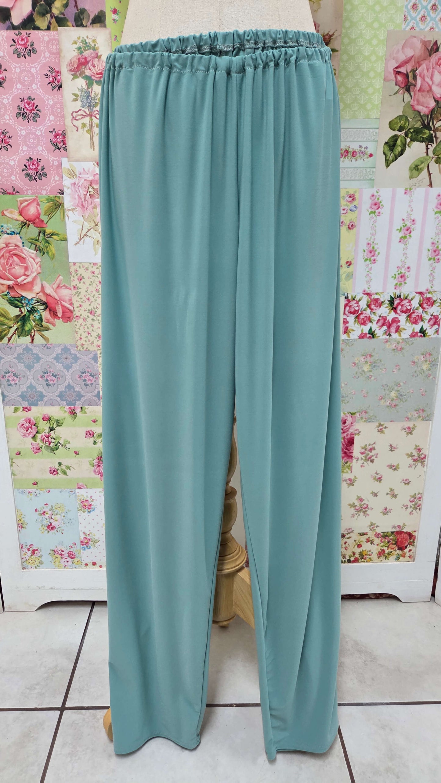 Soft Aqua Pants Set LR0707
