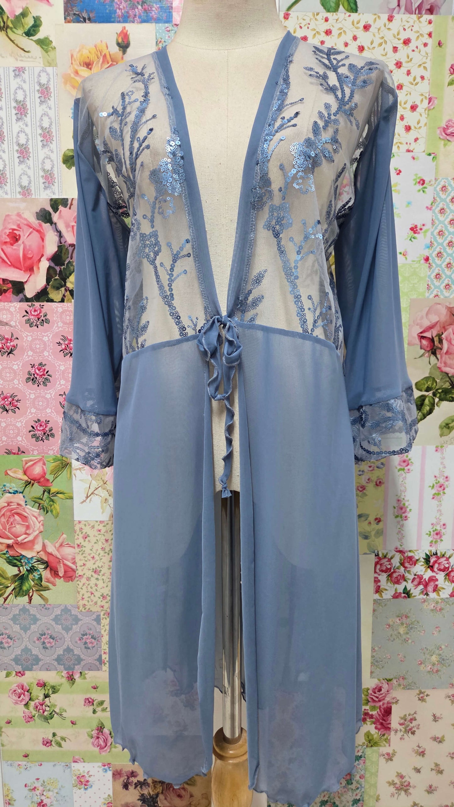 Dusty Blue 3-Piece Pants Set LR0616
