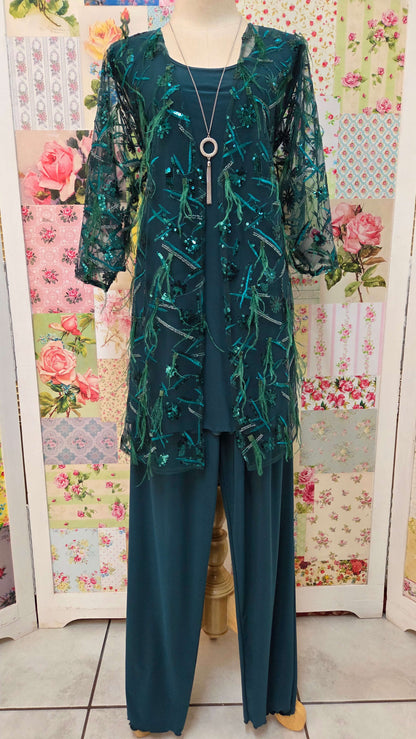 Emerald Green Pants Set LR0481