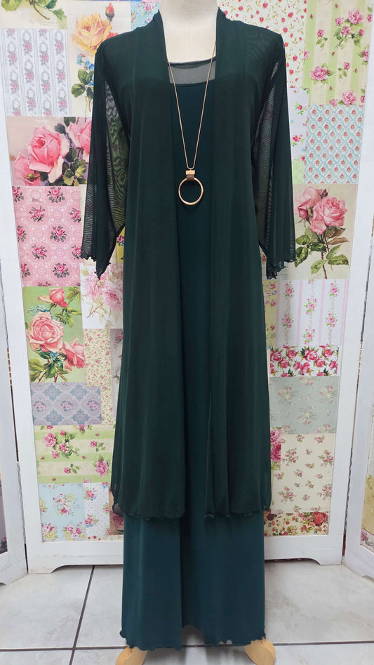 Emerald Green Dress Set LR0697