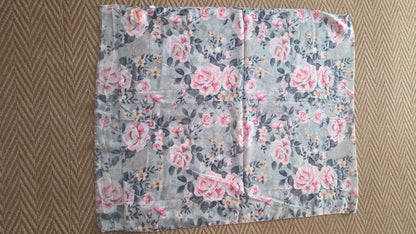 Green & Pink Flower Printed Scarf SE0296