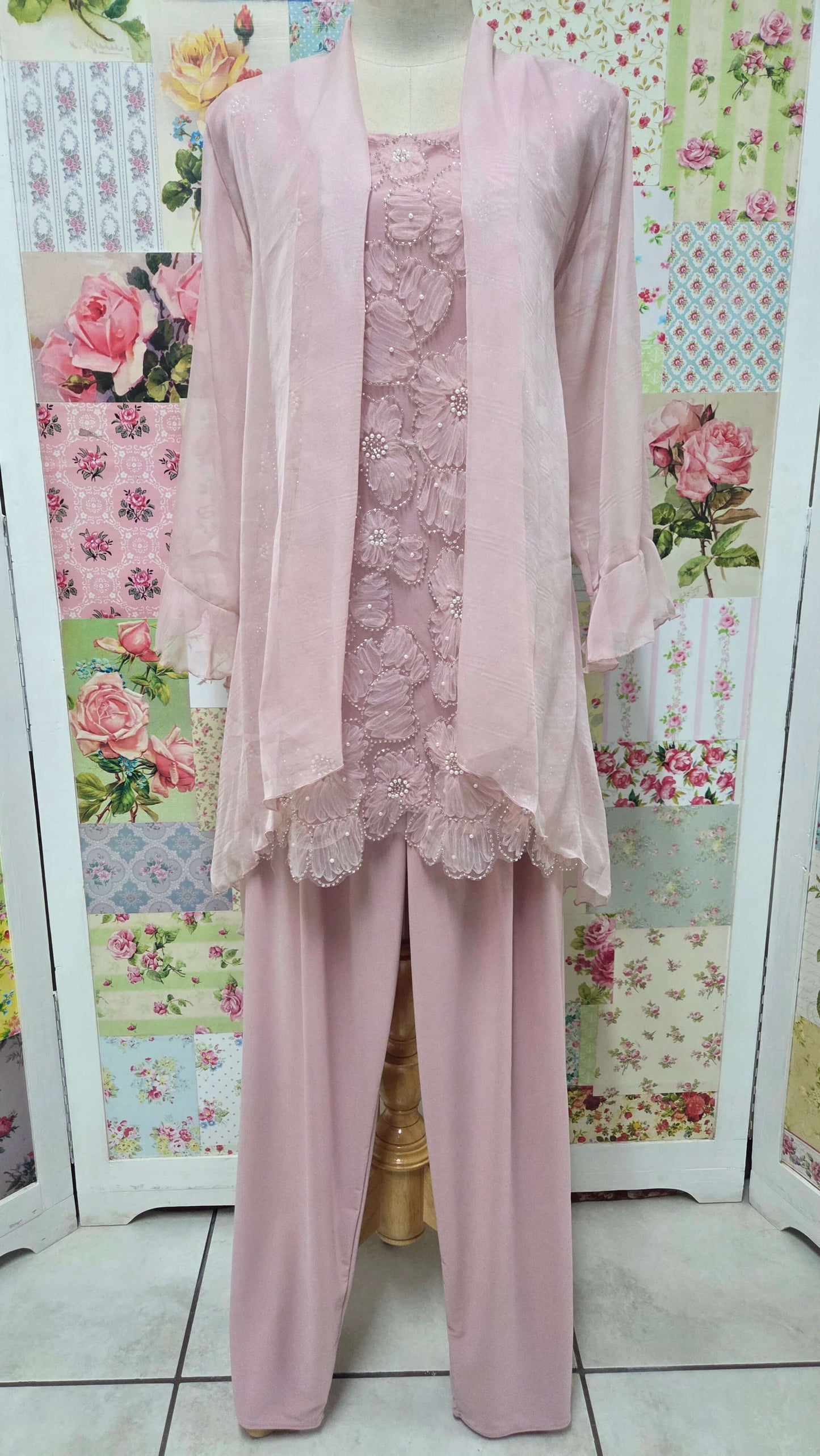 Soft Pink Pants Set LR0704