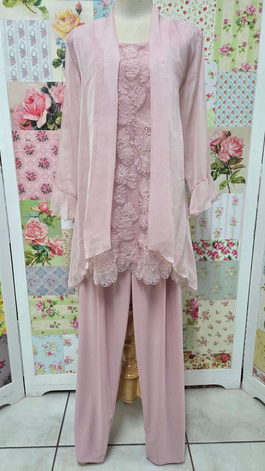 Soft Pink Pants Set LR0704