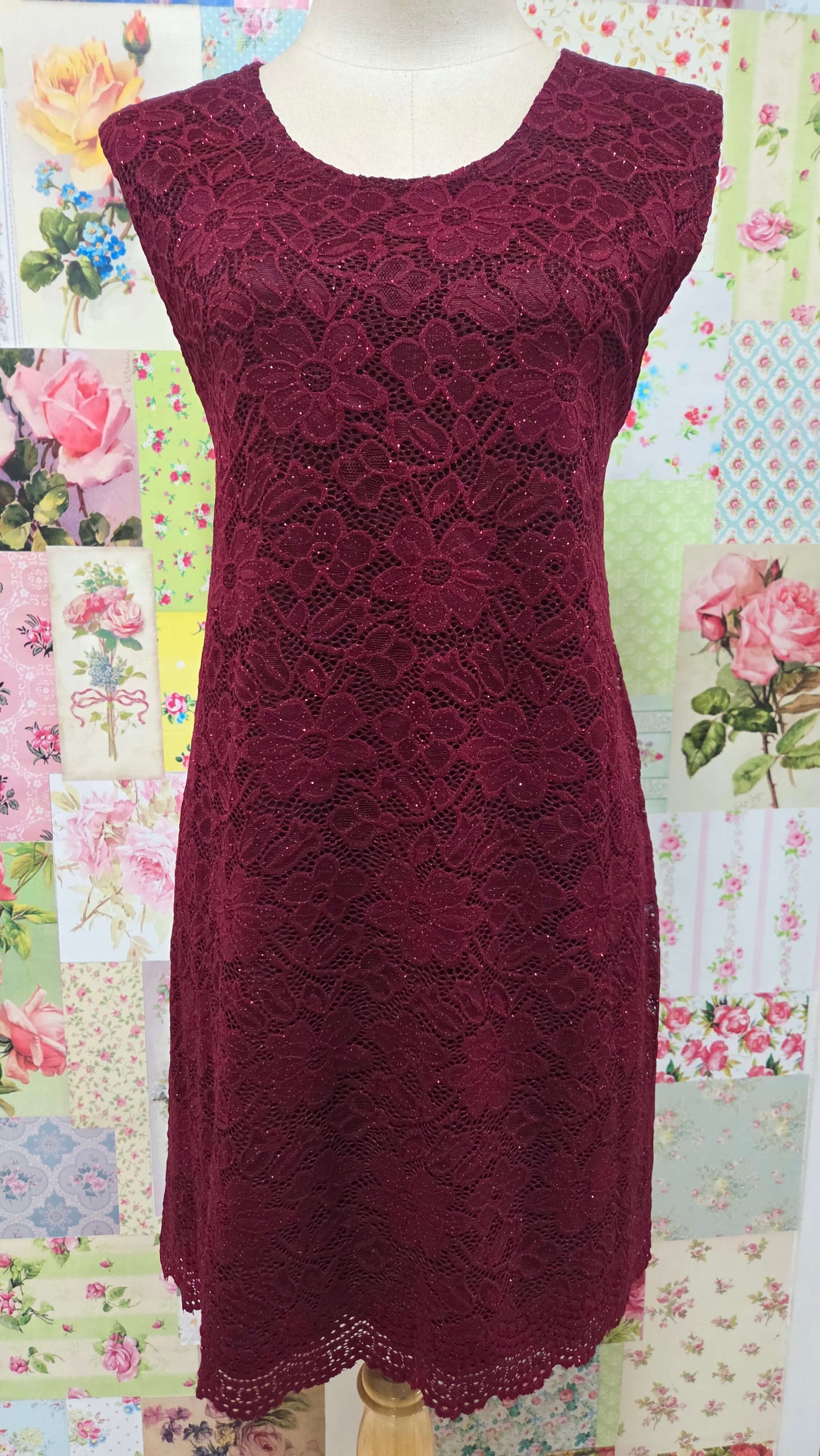 Burgundy 3-Piece Pants Set LR0397