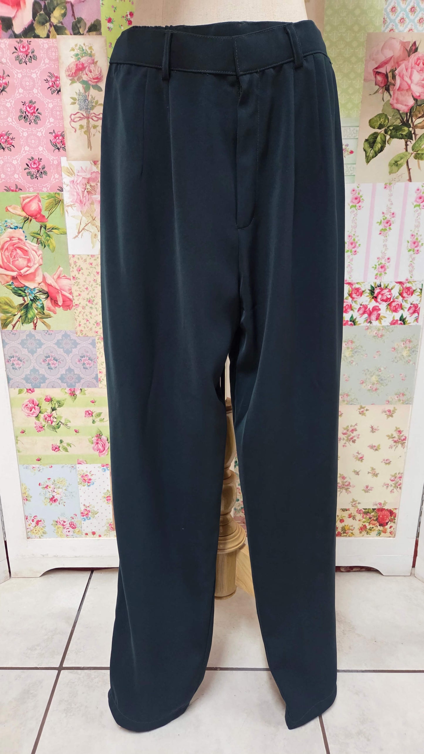 Emerald Green 2-Piece Pants Set HE07