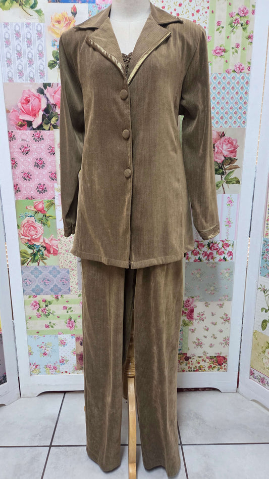 Mocha 2-Piece Pants Set BS095