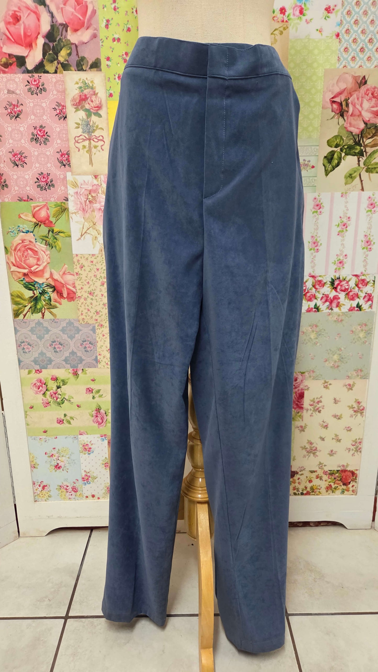 Dusty Blue 2-Piece Pants Set BS0137