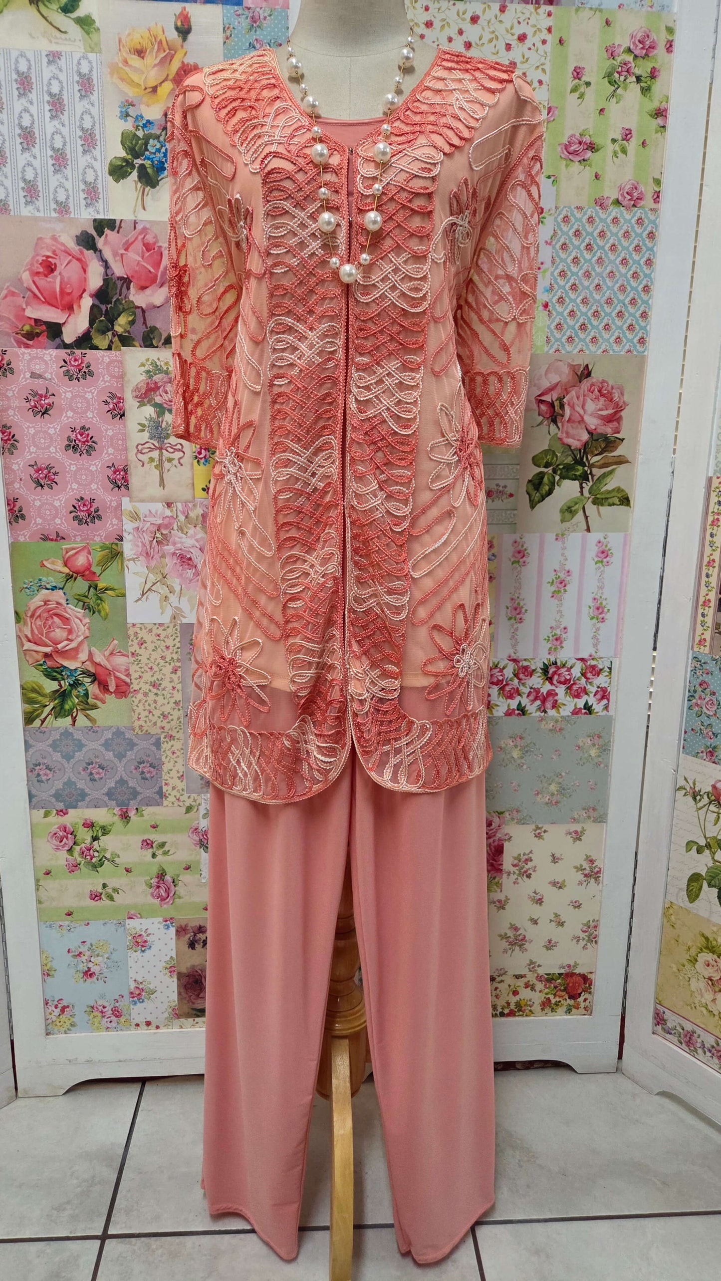 Coral 3-Piece Pants Set BS0127