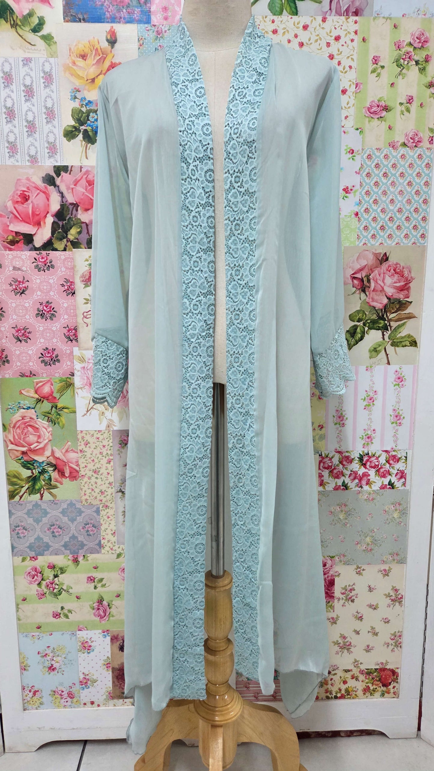 Soft Duck Egg Blue Pants Set LR0434