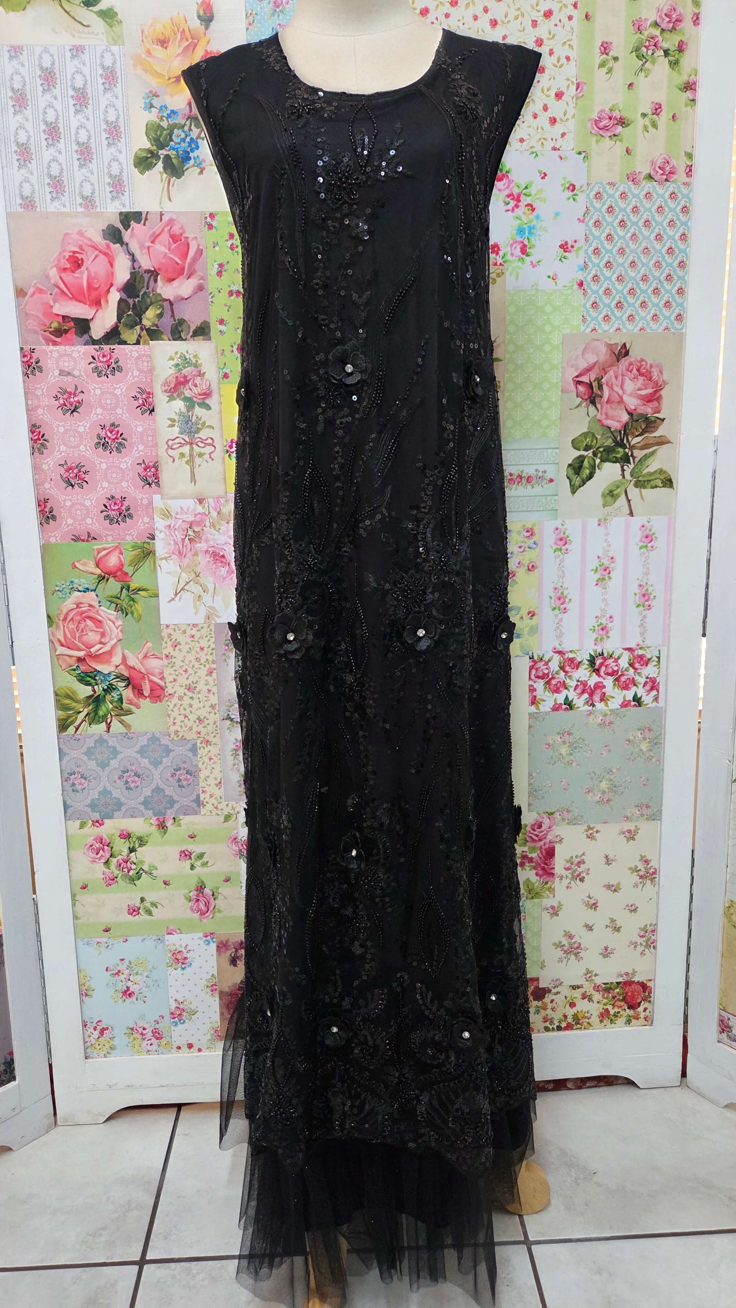 Black 2-Piece Dress Set LR0693