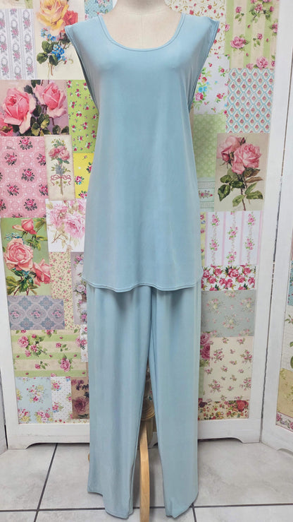 Sea Green 3-Piece Pants Set LR0551