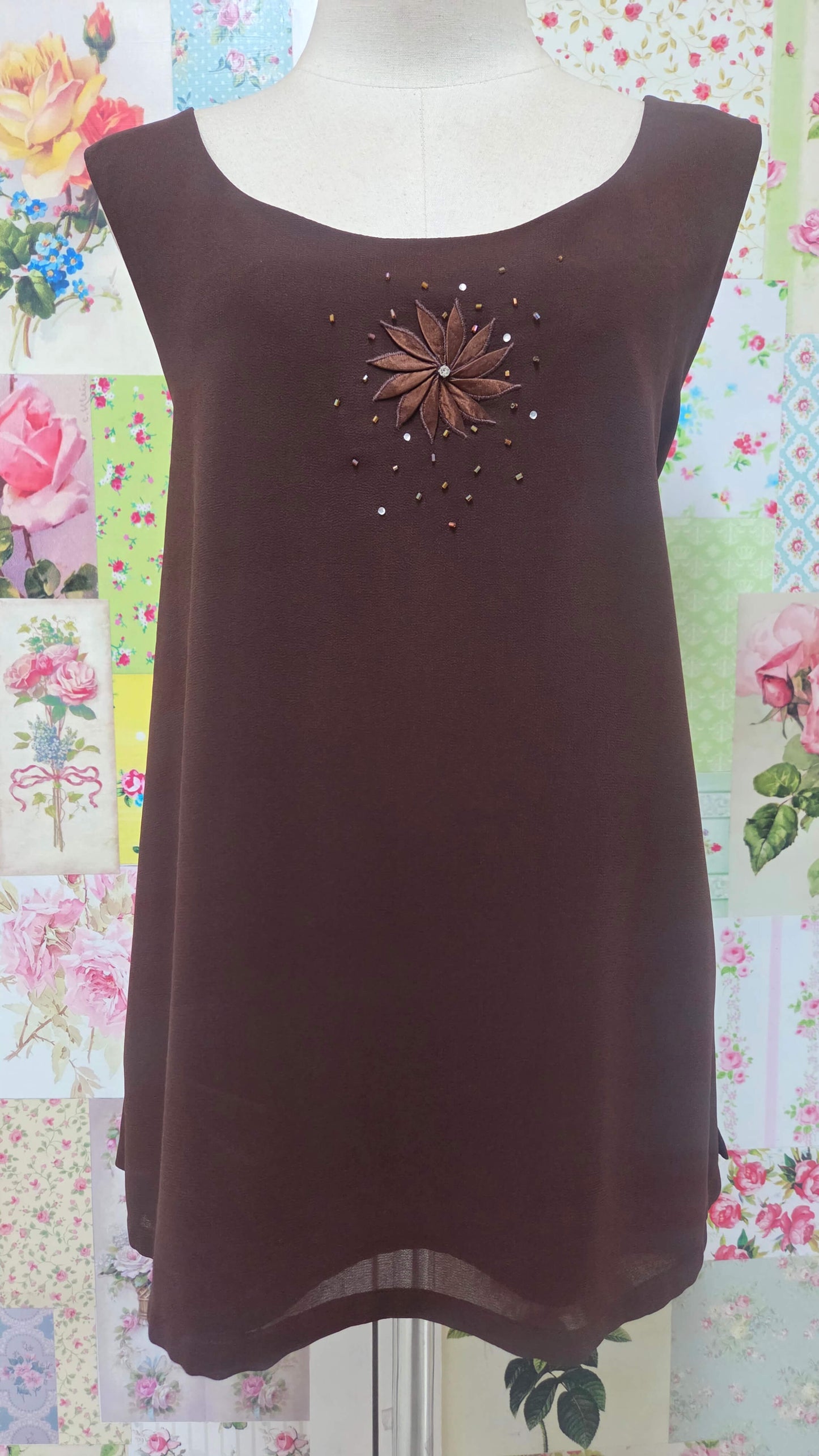 Chocolate Brown 3-Piece Pants Set BS089