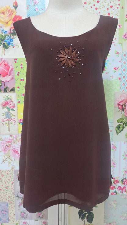 Chocolate Brown 3-Piece Pants Set BS089