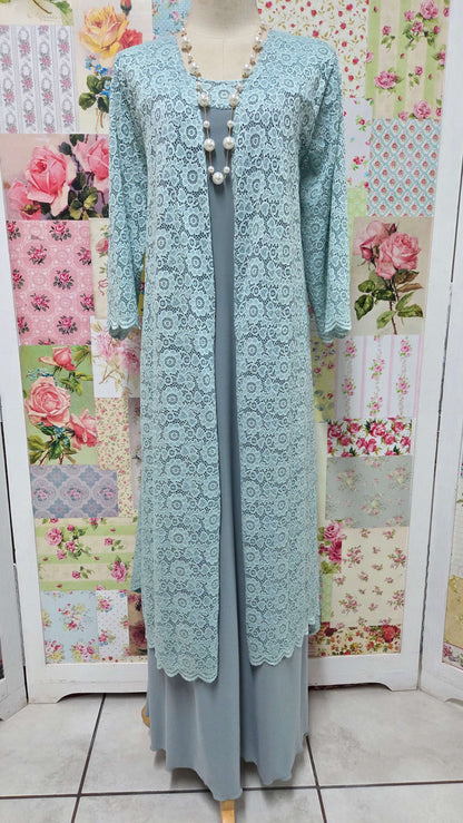 Sage Green  2-Piece Dress Set LR0295