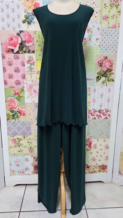 Forest Green 3-Piece Pants Set BS066