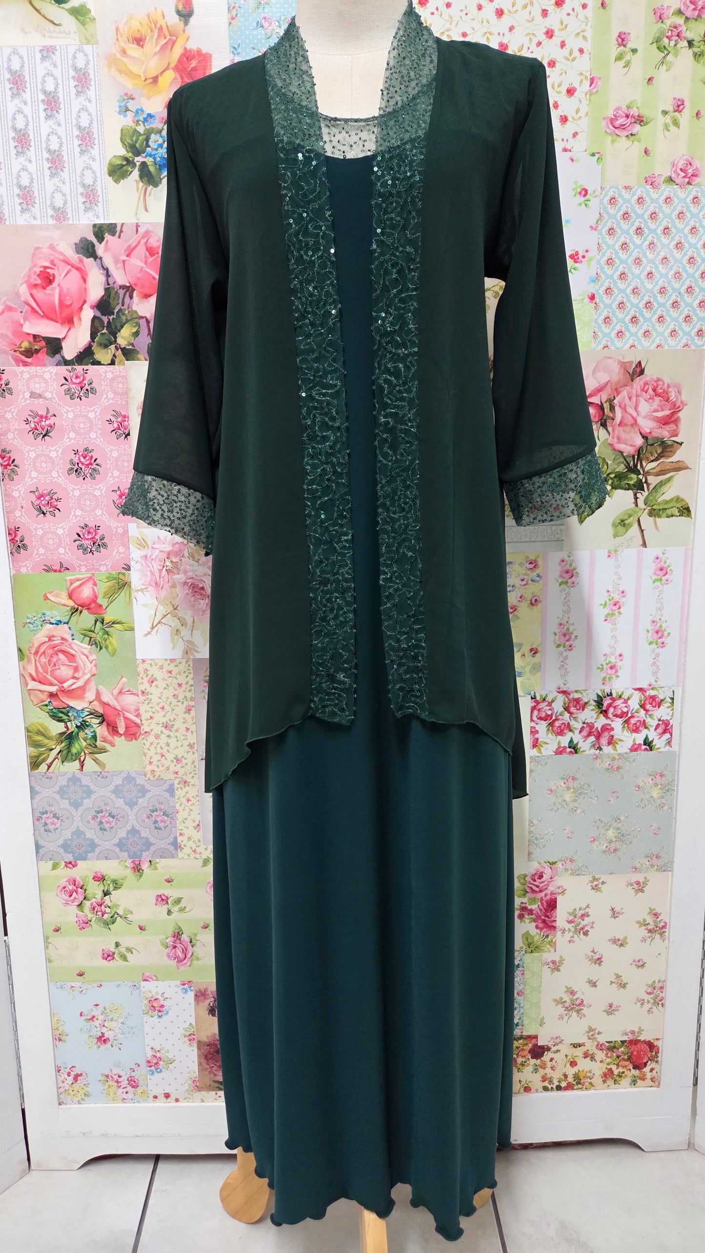 Forest Green Dress Set LR0644