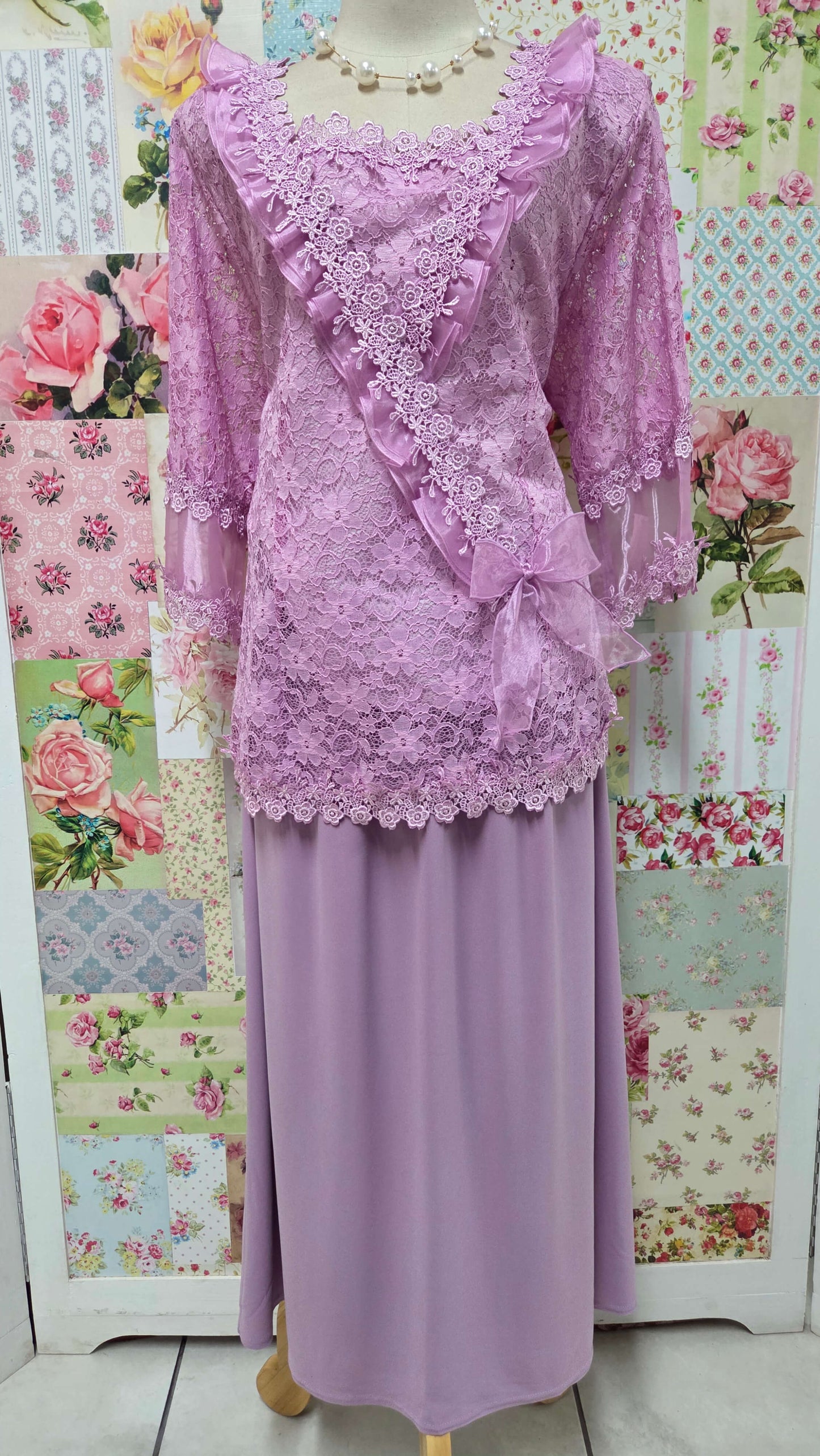 Lavender Lace 2-Piece Set BK0152