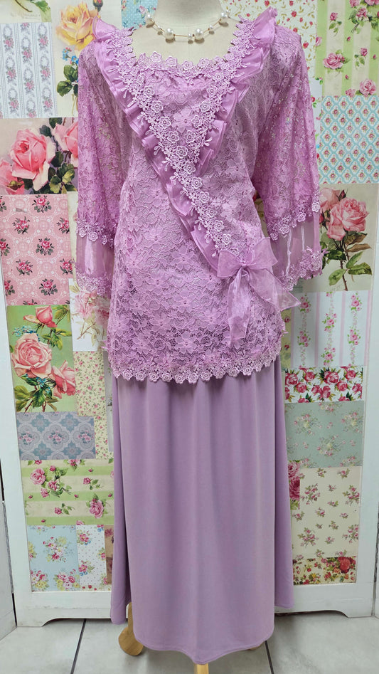 Lavender Lace 2-Piece Set BK0152