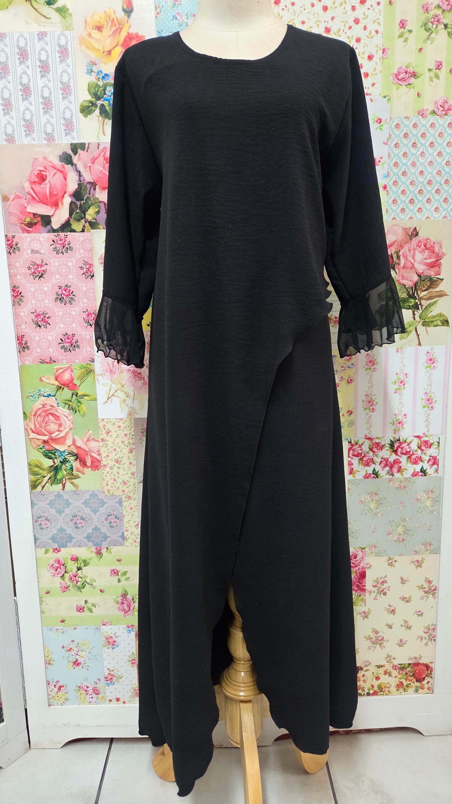 Black 2-Piece Pants Set LR0424