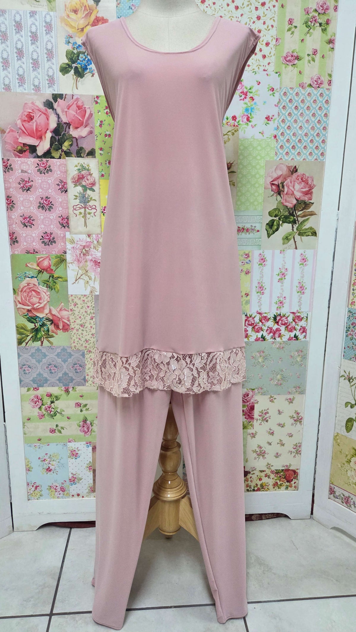 Baby Pink 3-Piece Pants Set LR0402
