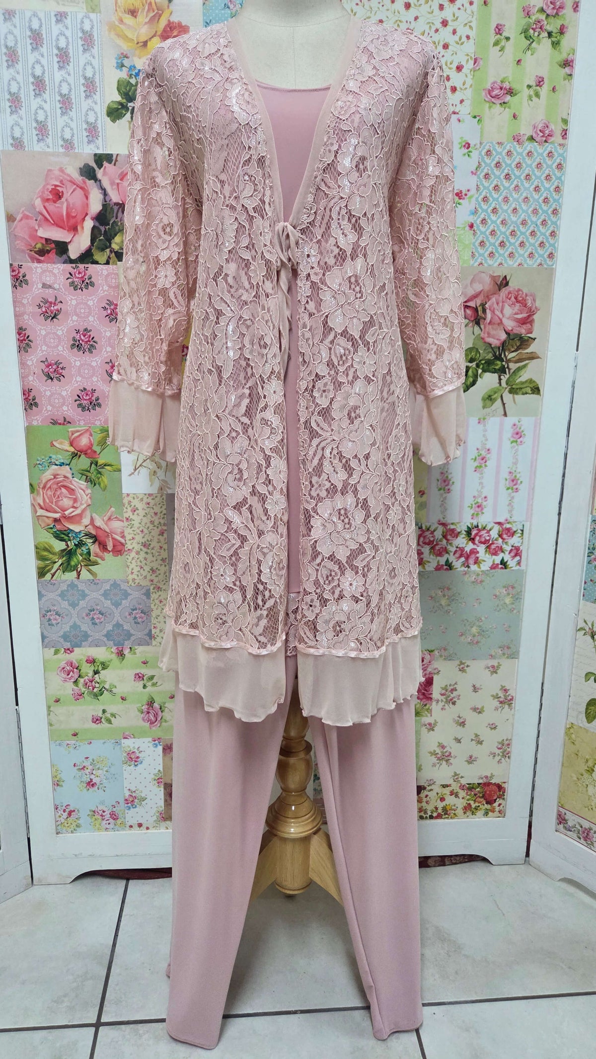 Baby Pink 3-Piece Pants Set LR0402