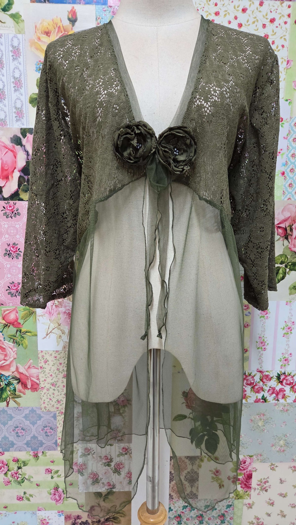 Olive Green 3-Piece Pants Set LR0161