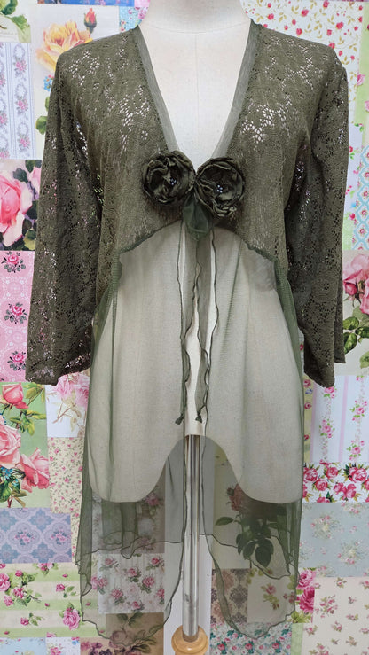 Olive Green 3-Piece Pants Set LR0161