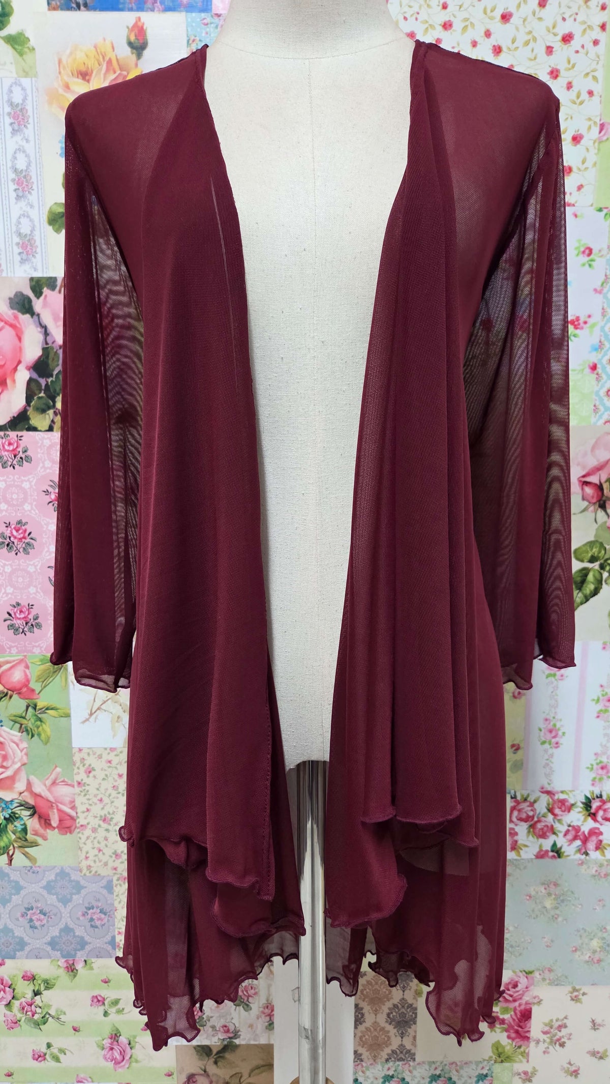 Burgundy 3-Piece Pants Set LR0418