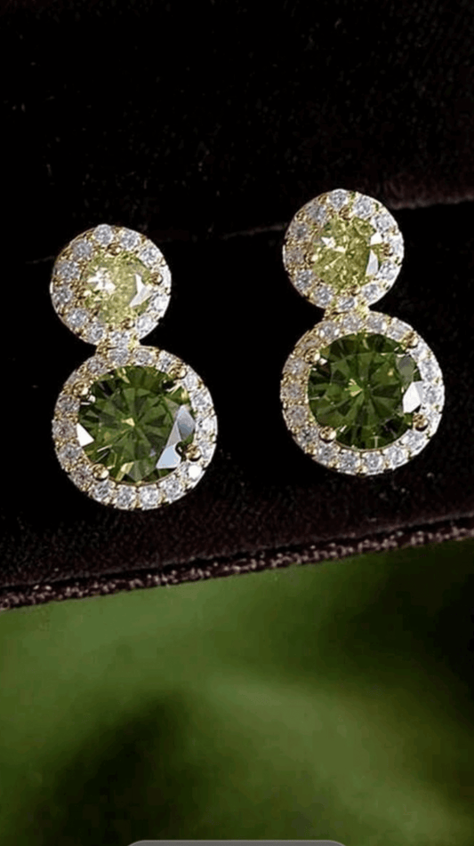 Green Earrings JU0205