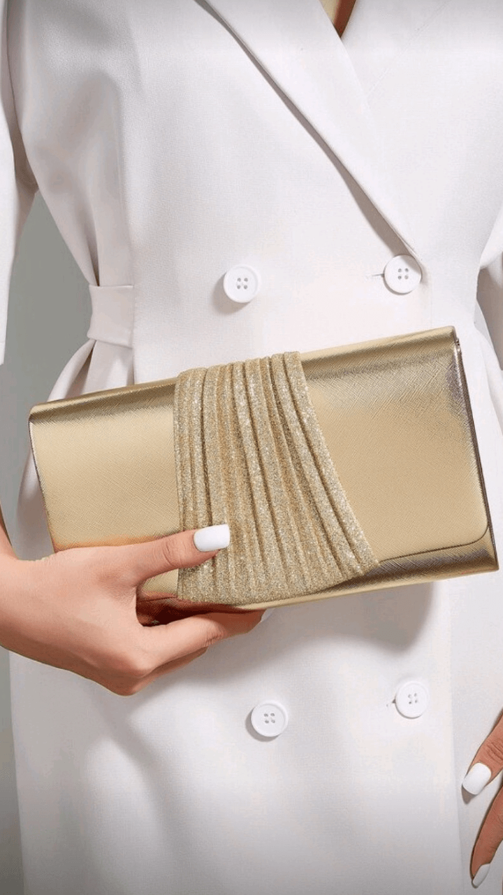 Gold / Silver Clutch Bag EB008