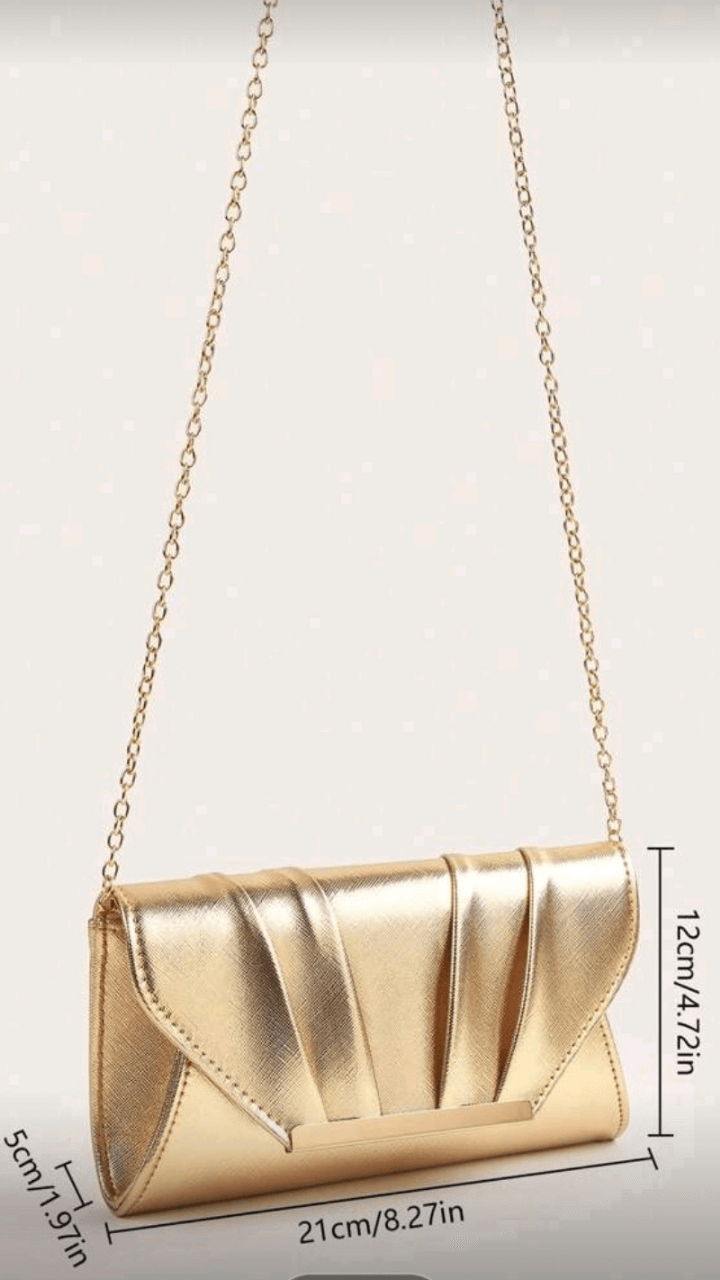 Gold / Silver Clutch Bag EB009