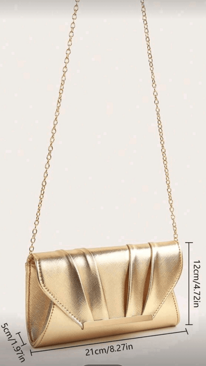 Gold / Silver Clutch Bag EB009