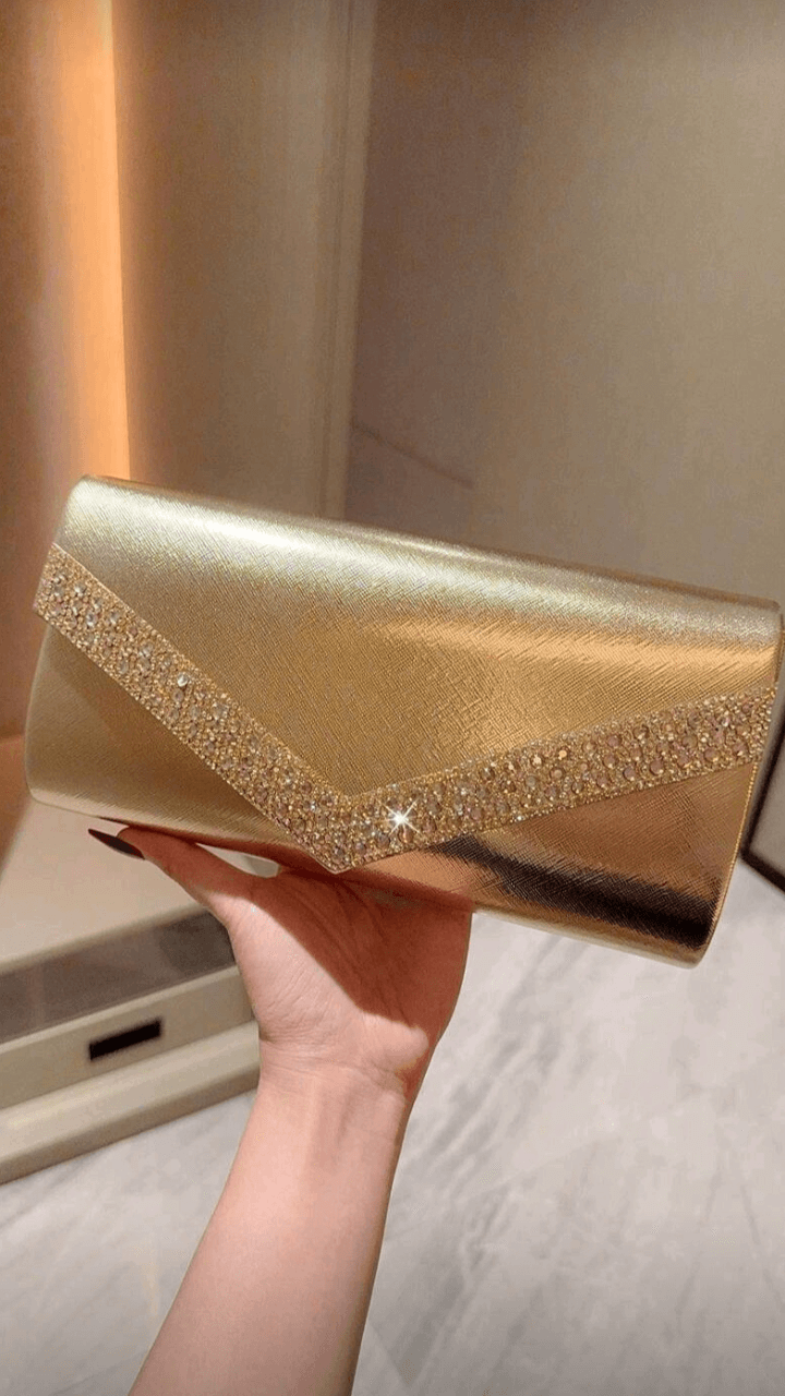 Gold Clutch Bag EB010