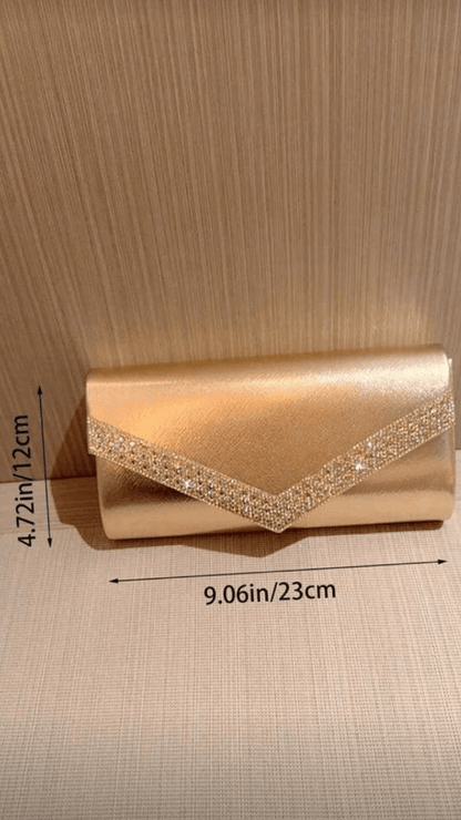 Gold Clutch Bag EB010