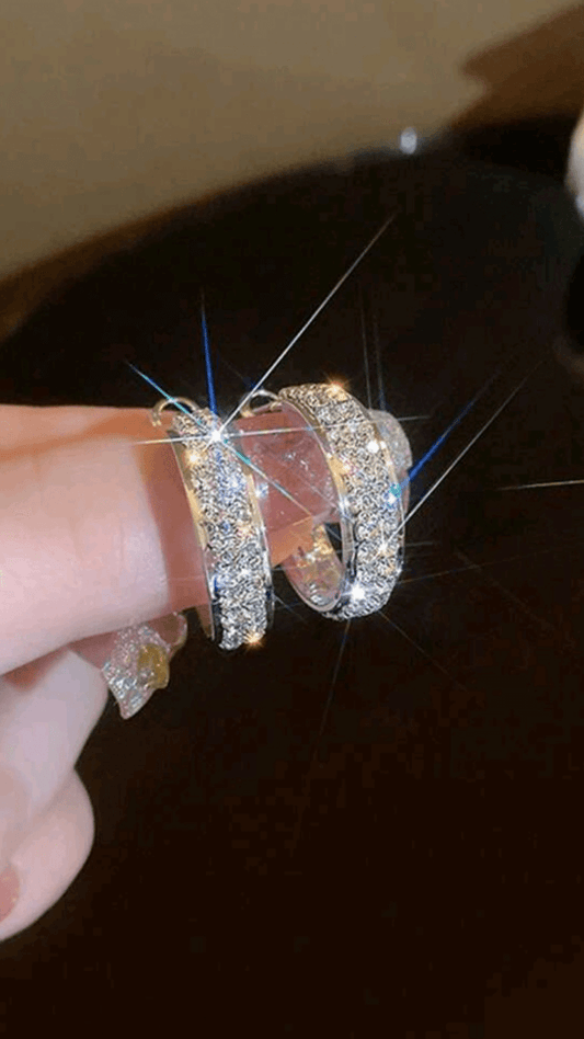 Silver Or Gold Hoop Earring JU060