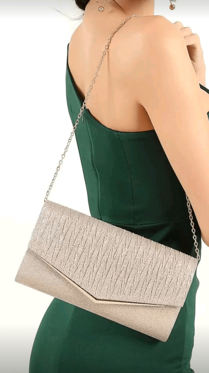 Gold Clutch Bag EB003