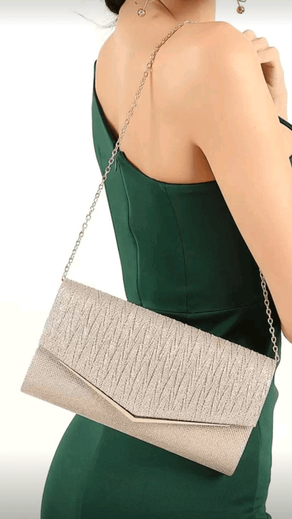 Gold Clutch Bag EB003