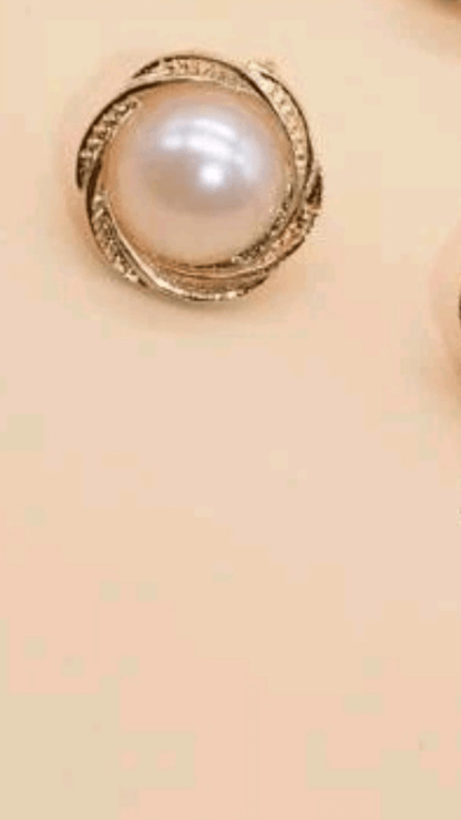 Faux Pearl Earrings JU010