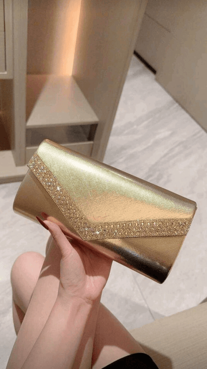 Gold Clutch Bag EB010