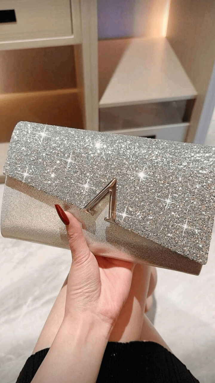 Silver / Gold Clutch Bag EB018