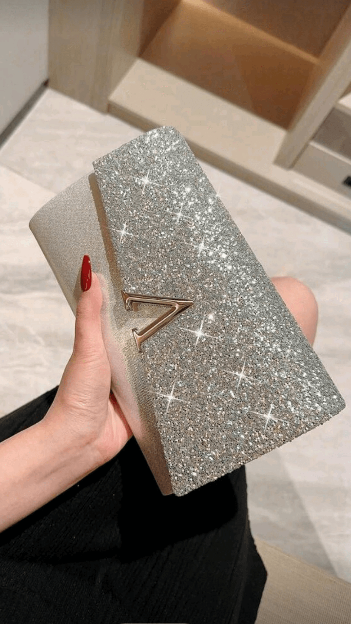 Silver / Gold Clutch Bag EB018