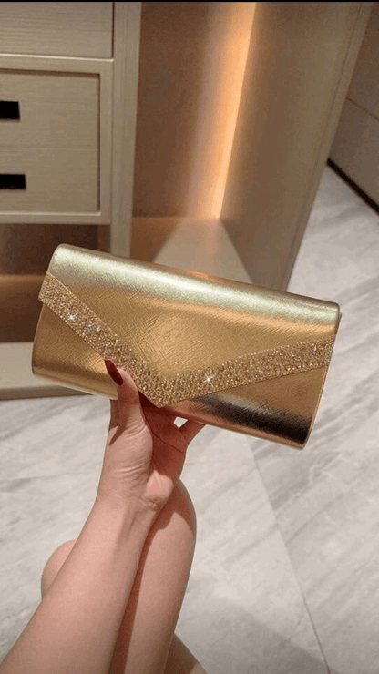 Gold Clutch Bag EB010