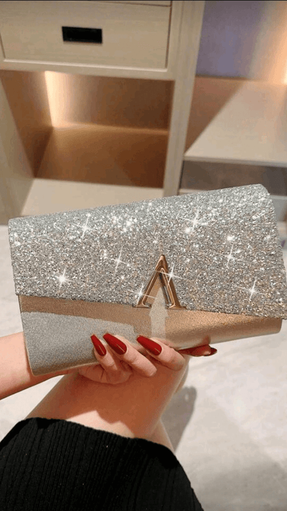 Silver / Gold Clutch Bag EB018