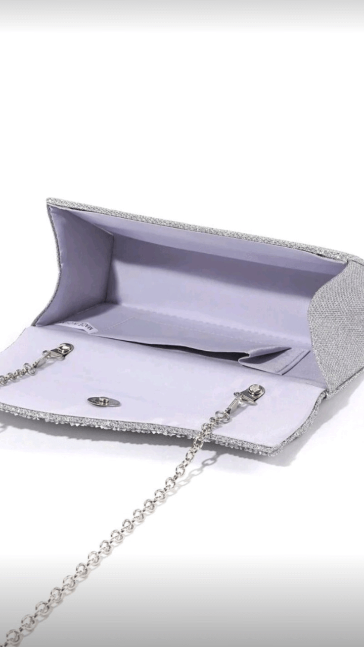 Silver Clutch EB015